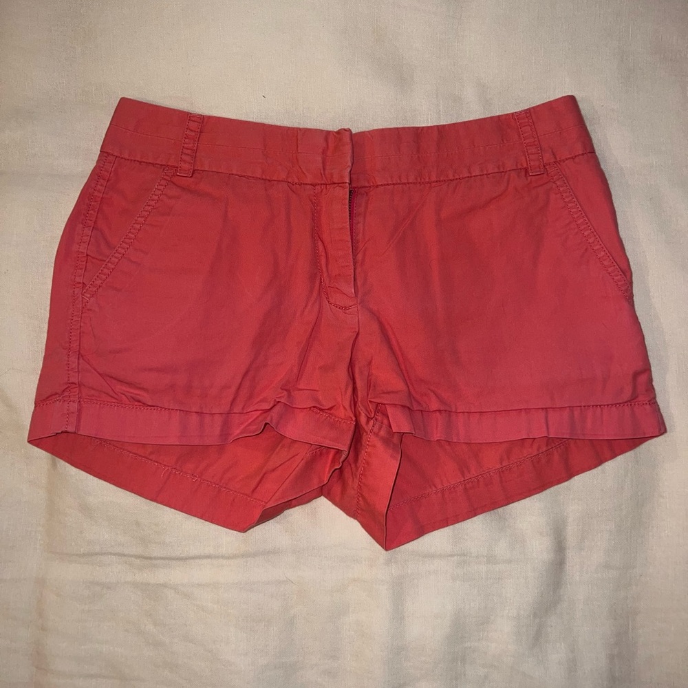 Jcrew size 4 salmon pink broken-in chino